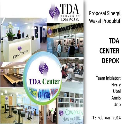 Sinergi Wakaf Produktif - TDA Center Depok
