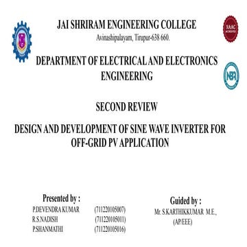 SINE WAVE INVERTER with New technology.pptx