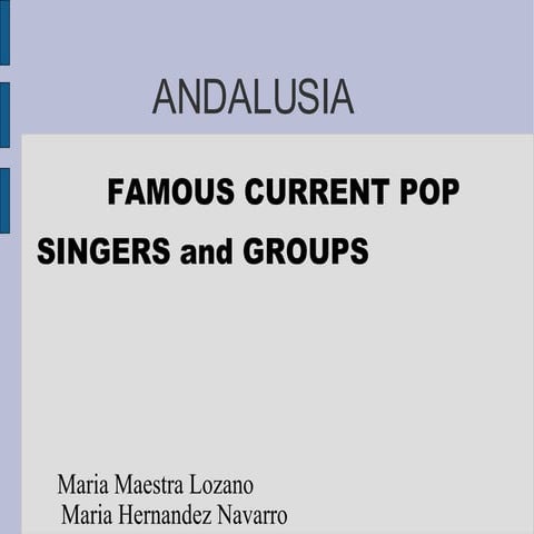 Famous Singers and Groups