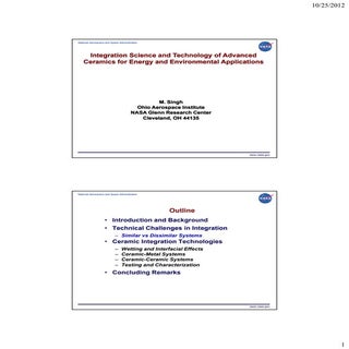 Integration science and technology ...