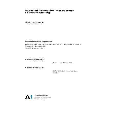 SpectrumSharing_Thesis_BSingh_AaltoUni_2014