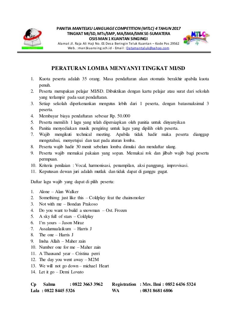 Singing Contest