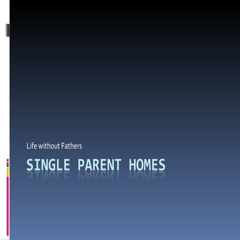 Single Parent Homes