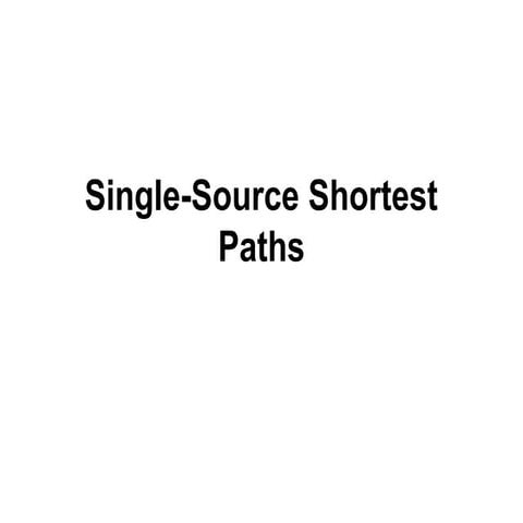Shortest path algorithm | PPTX