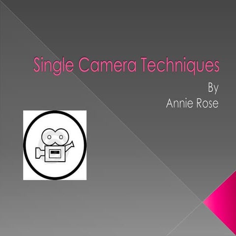 Single camera techniques