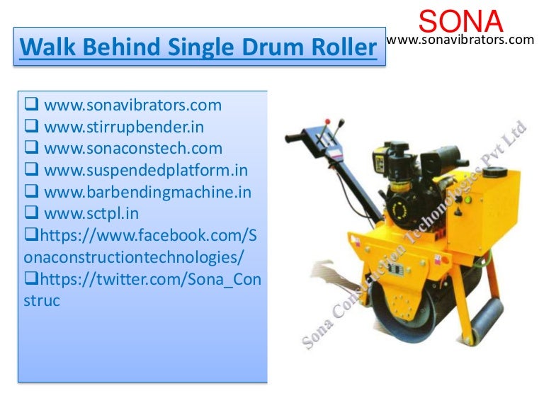 Single drum roller