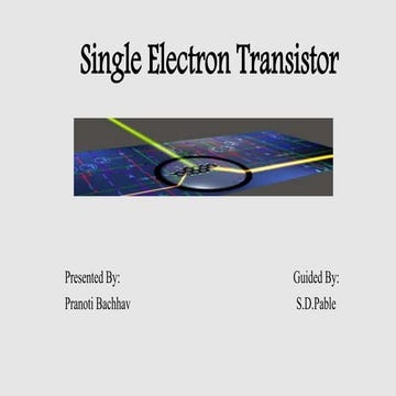 Single electron transistomy