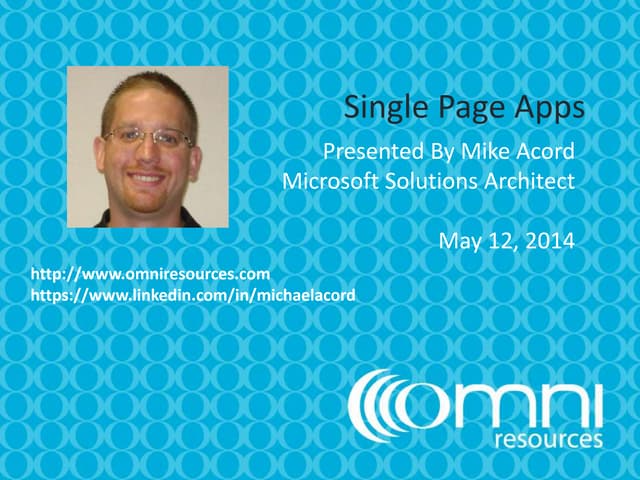 Single Page Apps