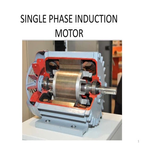 Single phase induction motor