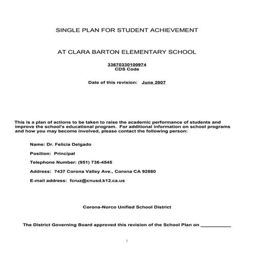 Single plan for_student_achievement