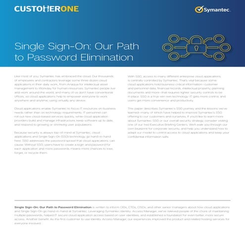 Single Sign-On: Our Path to Password Elimination