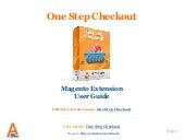 One Step Checkout: Magento Extensio...
