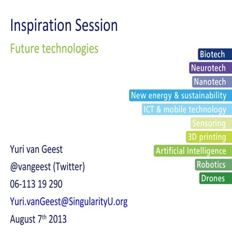 Complete Update of All Exponential Technologies & Singularity cases and its I...