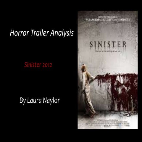 Sinister trailer analysis