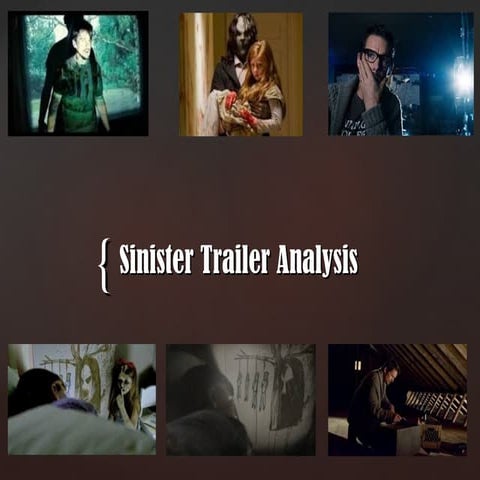 Sinister trailer analysis | PPT