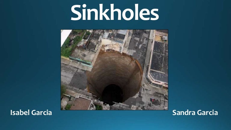 Sinkholes