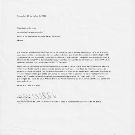 Resposta ao requerimento | PDF