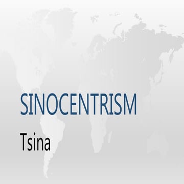 Sinocentrism