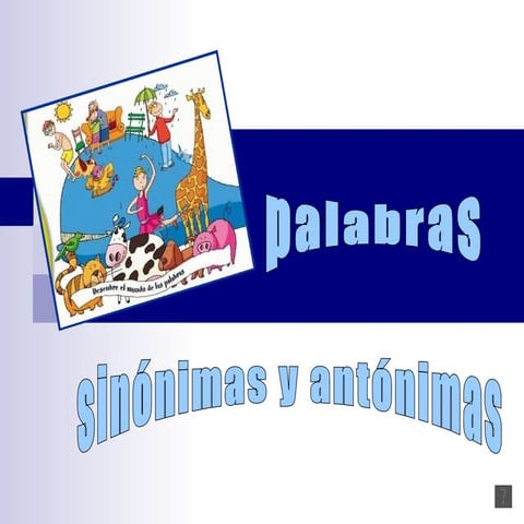 Sinonimos Y Antonimos