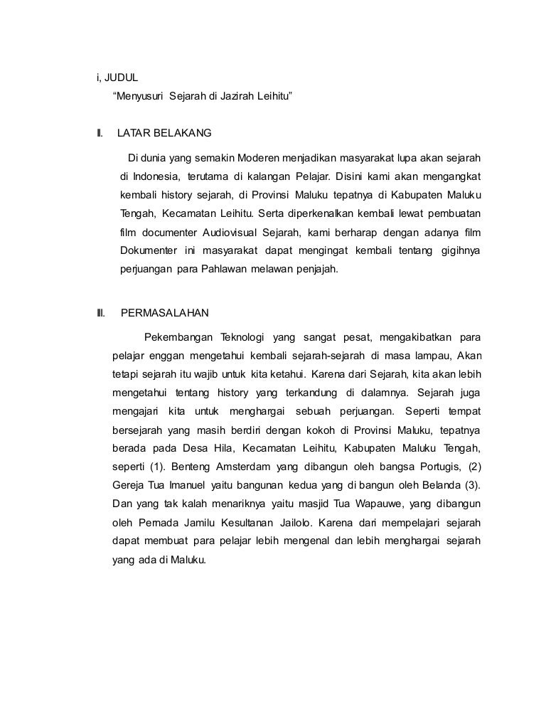 contoh essay dari film