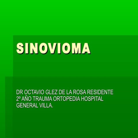 Sinovioma