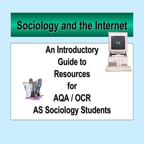 Researching Sociology