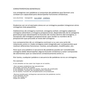 Sintagmas