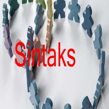 Sintaks