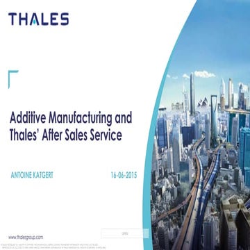 150616 Quickscan Thales (Antoine Katgert)