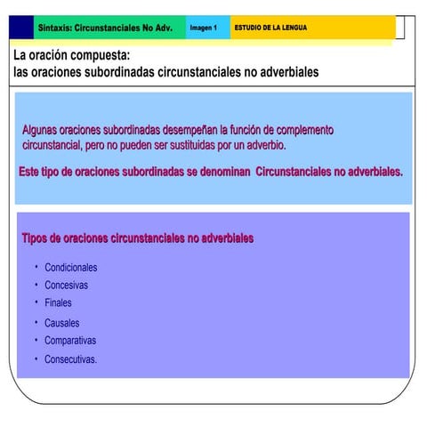 Sintaxis 6 circunstanciales no adverbiales 2011
