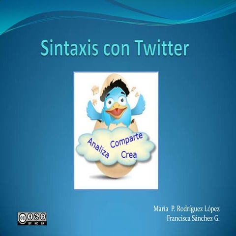 Sintaxis con twitter
