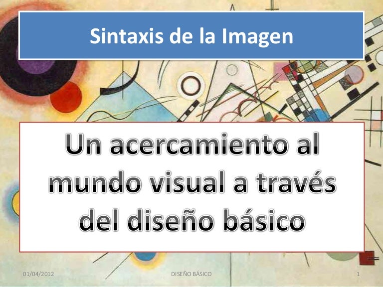 Sintaxis de la imagen