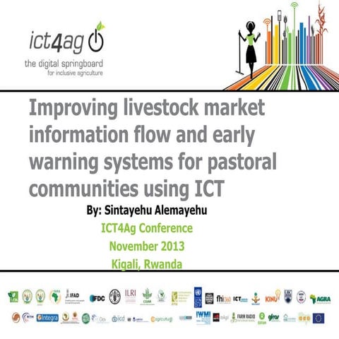 Improving livestock market information flow and early warning systems for pas...