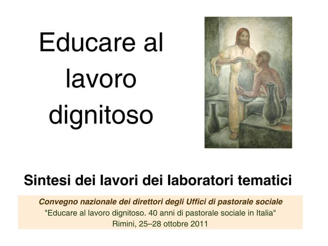 Sintesi dei lavori dei laboratori t...