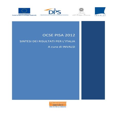 Sintesi Ocse pisa_2012