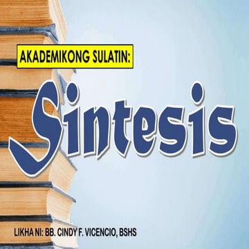 PAGSULAT NG SINTESIS.pdf.........................