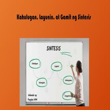 PAGSULAT NG SINTESIS.pdf......................... | PDF