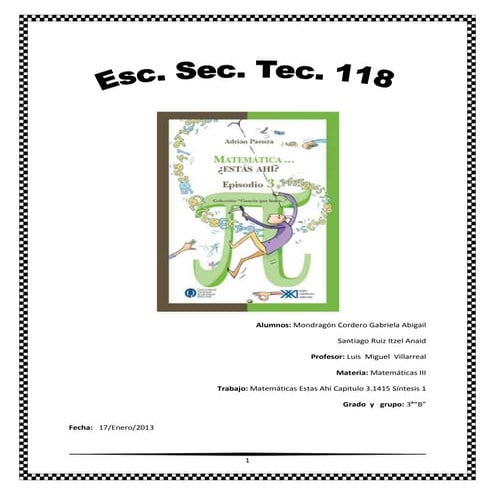 Sintesis 1 matematicas estas ahi cap 3.1415 (1)