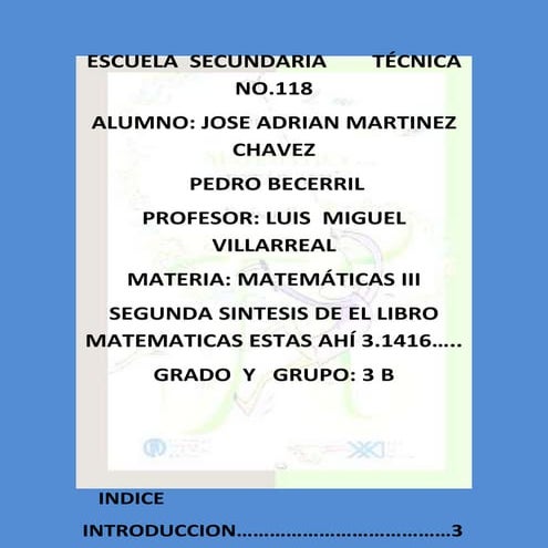 Sintesis 2 matematicas estas ahi