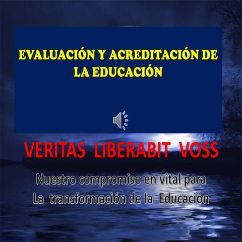 Sintesis de evaluación y acreditación