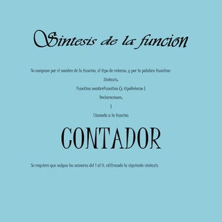 Sintesis de la funcion