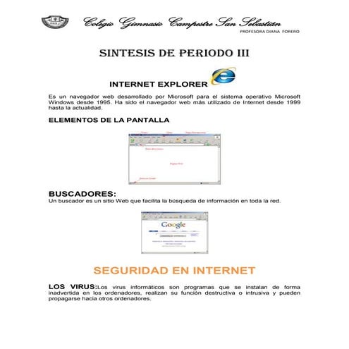 Sintesis de periodo III 5°