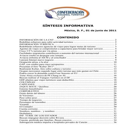 Sintesis informativa 1-6-2011-959