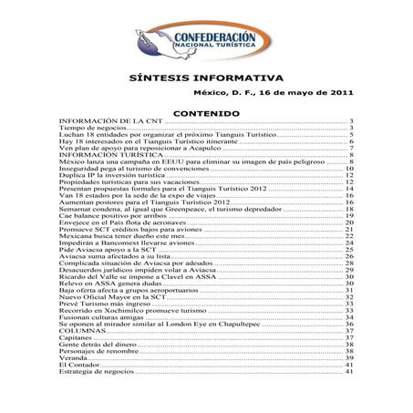 Sintesis informativa 16-5-2011-946
