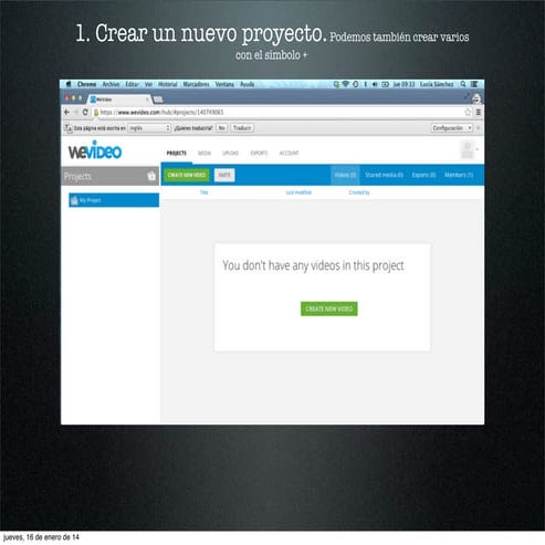 Edición del video hecho con Stop Motion