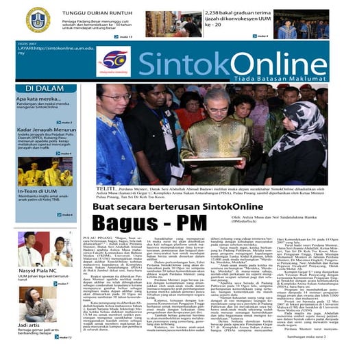 Sintok Online 31 AUG 2007