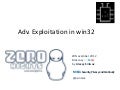 Sintsov   advanced exploitation in win32