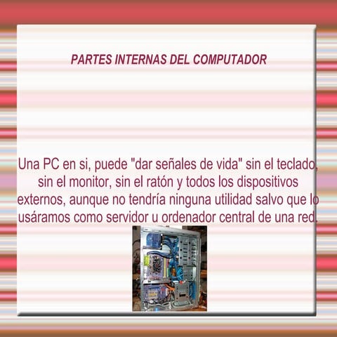 Partes Internas del Computador (TIC)