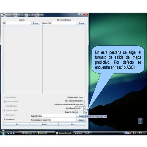 Importar mapas de MaxEnt a un programa SIG