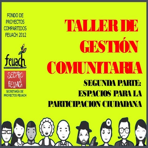 TALLER DE GESTIÓN COMUNITARIA 2